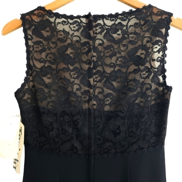 Stunning new VINTAGE Tonight Black Gown nwt - Picture 9 of 12